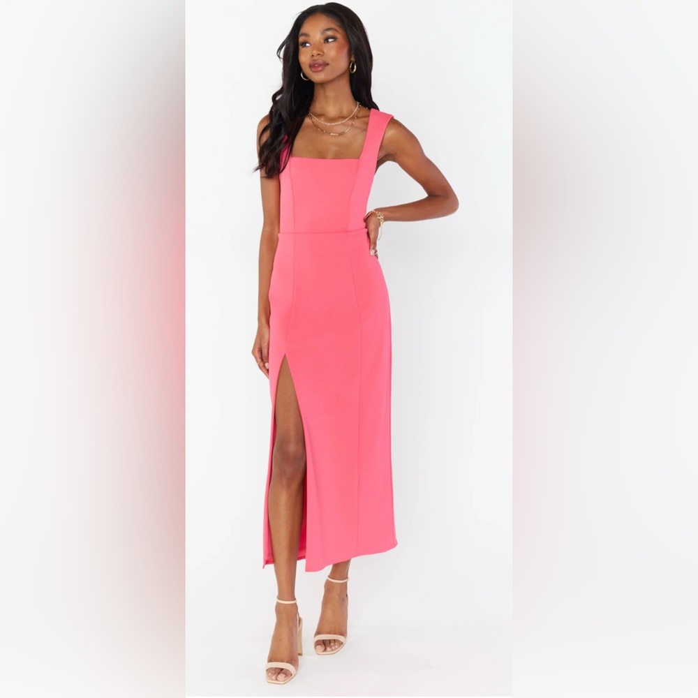 Show Me Your MuMu Coral Maxi Dress